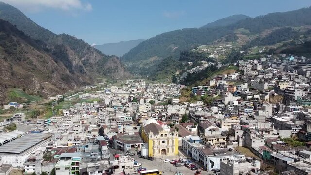 The town of Zunil in Guatemala