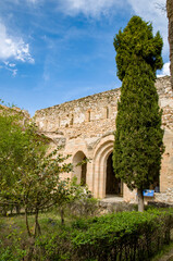 Monasterio de Monsalud es un conjunto monástico cisterciense construido en la segunda mitad del siglo XII ,Córcoles, Guadalajara, Castilla la Mancha. España