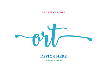 ORT lettering logo is simple, easy to understand and authoritative