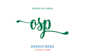 OSP lettering logo is simple, easy to understand and authoritative