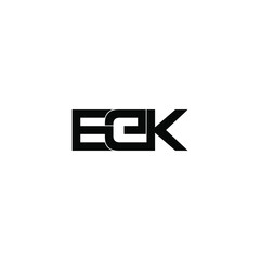 eek letter original monogram logo design