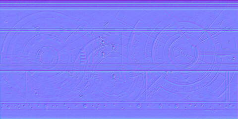 Motherboard microchip normal map illustration. New Best 3d style texture cyber engineering project background design.