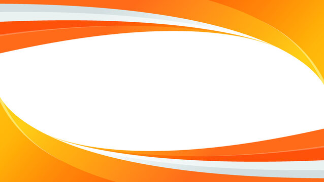 abstract background with orange wavy shape. vector illustration Stock  Vector | Adobe Stock