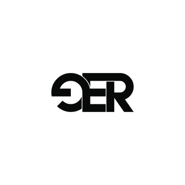 eer letter original monogram logo design