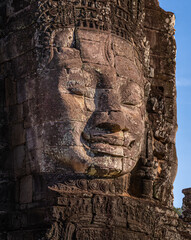 Fototapeta na wymiar Bayon Wat in Angkor Thom