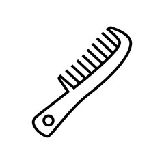 comb icon line style vector