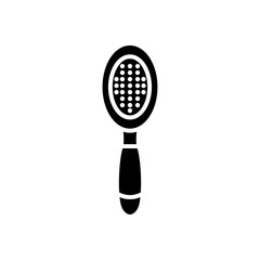Hairbrush icon slolid style vector for your web, mobile app logo UI design