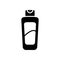 Shampoo icon solid style vector	