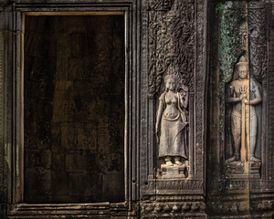 Naklejka premium Bayon Wat in Angkor Thom