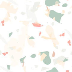 Terrazzo seamless pattern. Modern classic