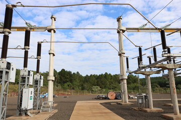 subestación eléctrica transformadora