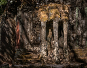 Angkor Thom stone carving