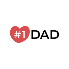 #1 Dad. Number one Dad