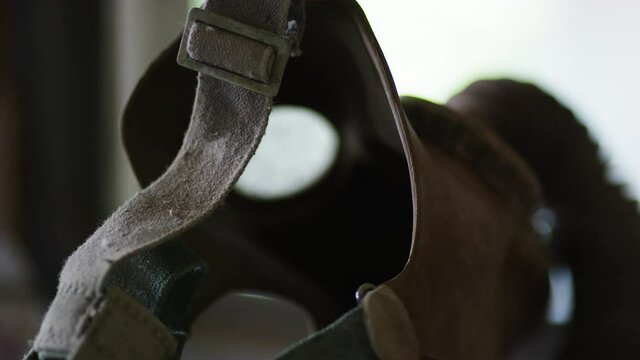 Focus pull clip. A discarded facemask. A morbid reminder of the Chernobyl Nuclear fallout of 26th April 1986