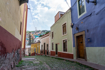 Nice alleyways in the small town of Guanajuato