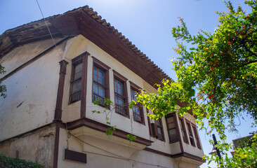 Streets in the center of the old city of Antalya in Turkey uncrowded