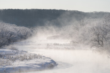 Frozen river