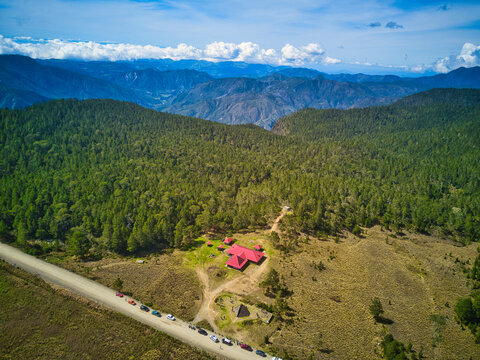 Valle Nuevo Las Pir&aacute;mides, aerial view