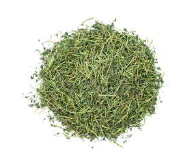 dry thyme or Lemon thyme leaf isolated on a white background