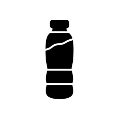 bottle icon solid style vector for your web, mobile app logo UI design