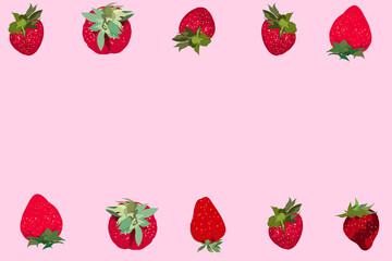苺のフレーム