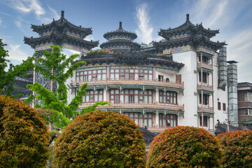 Xian ancient city wall. China.
