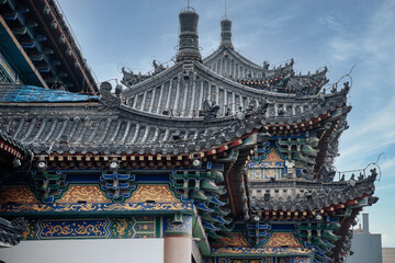 Xian ancient city wall. China.