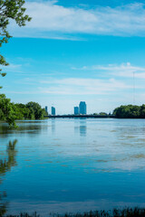 Grand Rapids Michigan from the Grand River