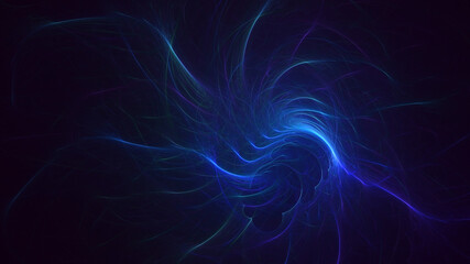 Fototapeta premium 3D rendering abstract multicolor fractal light background