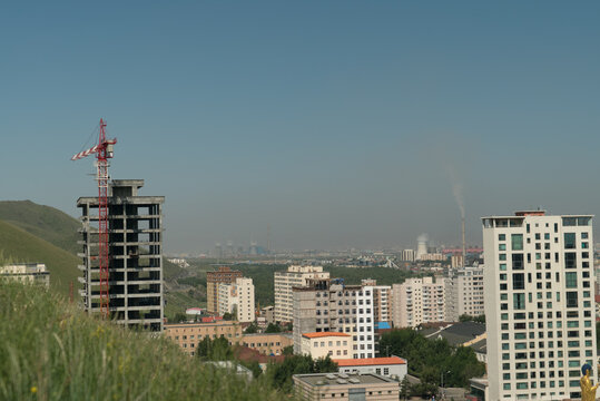uhlan bator capital of mongolia view from the observation deck
