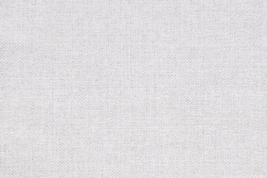 natural linen white-dyed fabric texture background