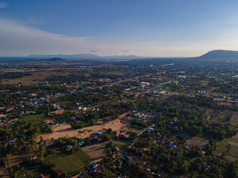 Amazing aerial photography of Kampot province in Cambodia 