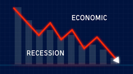 Economic Recession Graph Chart