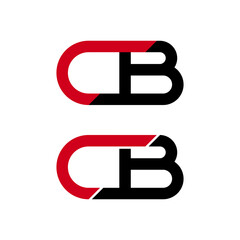 Illustration Vector Graphic of Modern CB Letter Logo. Perfect to use for Technology Company
