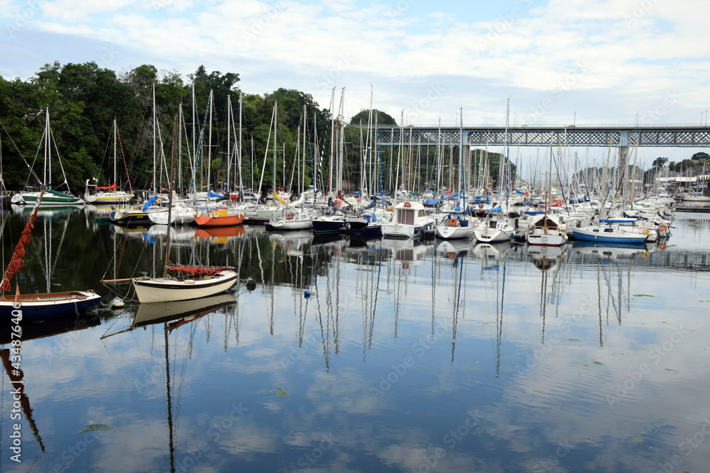 Wall mural Marina in Douarnenez, Bretagne