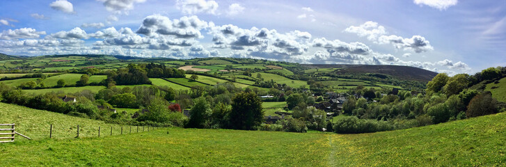 Fototapeta na wymiar Exmoor landscape , Somerset, UK