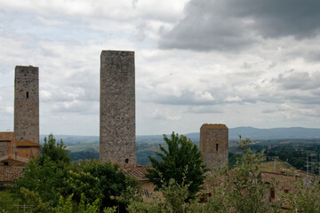 Wieże "średniowiecznego Manhattanu" w San Gimignano. Włochy © Miroslaw