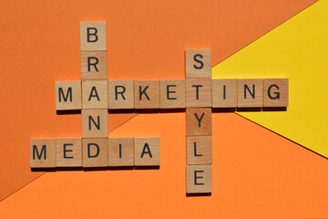 Media, Marketing, Brand, crossword