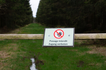 Passage interdit