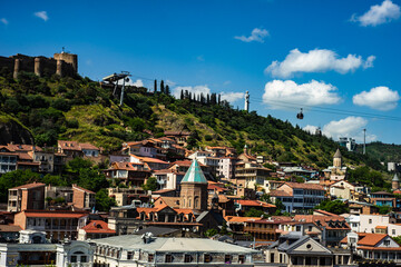 Naklejka premium View of Old town of Tbilisi