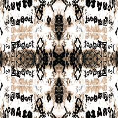 Maya Seamless. Retro Moroccan Fabrics. Modern