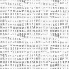 Fototapeta premium Watercolor black and white checkered seamless pattern. Gray washed print. Mesh background. 