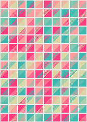 Abstract Geometric Pattern generative computational art illustration