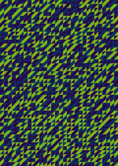 Abstract Geometric Pattern generative computational art illustration