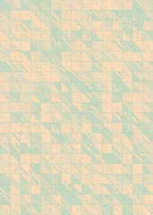 Abstract Geometric Pattern generative computational art illustration