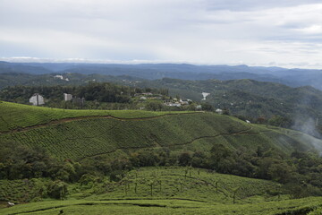 Landscapes of Munnar, Kerala, India