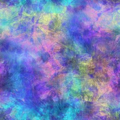 Seamless iridescent rainbow light pattern for print. High quality illustration. Swirly mix of pastel colors resembling holographic foil. Fantasy spectrum mermaid fantastical pattern for print.