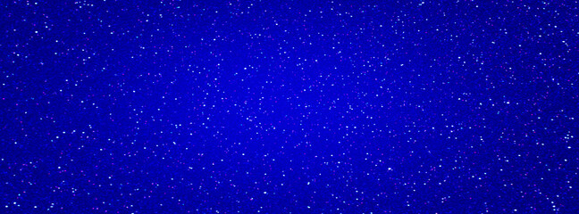 Obraz premium Blue glitter bokeh circle glow blurred and blur abstract. Glittering shimmer bright luxury . White and silver glisten twinkle for texture wallpaper and background backdrop. 