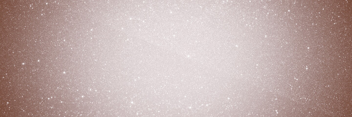 Brown glitter bokeh circle glow blurred and blur abstract. Glittering shimmer bright luxury . White and silver glisten twinkle for texture wallpaper and background backdrop.
