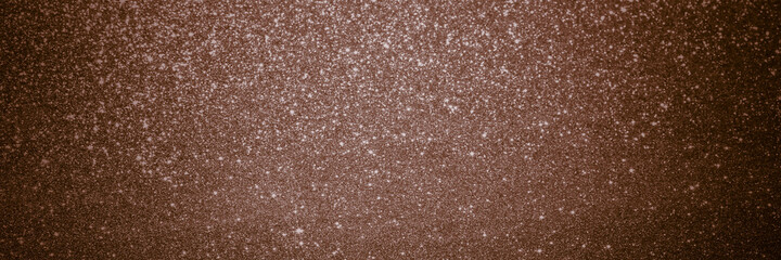 Fototapeta na wymiar Brown glitter bokeh circle glow blurred and blur abstract. Glittering shimmer bright luxury . White and silver glisten twinkle for texture wallpaper and background backdrop. 
